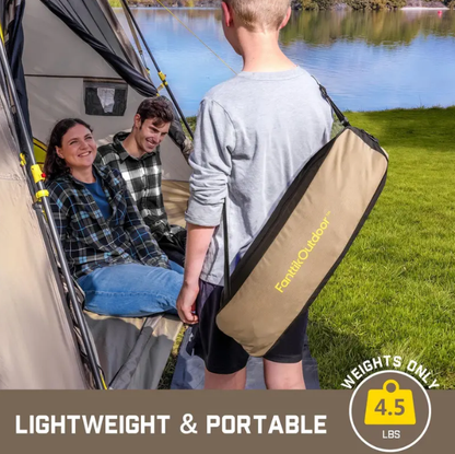 Outdoor Camping Lounger Chair – Adjustable Tilting Frame, Lightweight Aluminum, 250 lbs Capacity, Foldable with Carry Bag