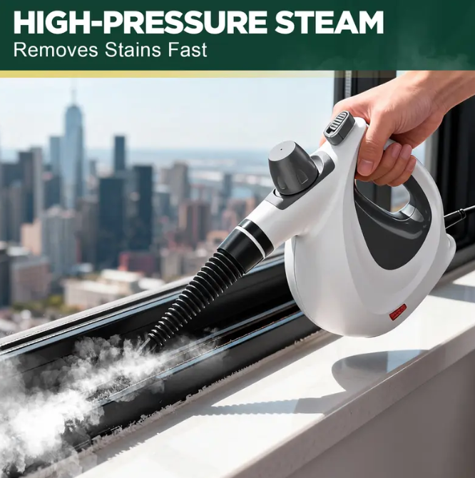 Phueut Handheld Steam Cleaner – High-Pressure Multi-Surface Steamer