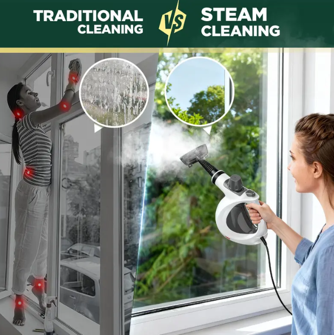 Phueut Handheld Steam Cleaner – High-Pressure Multi-Surface Steamer