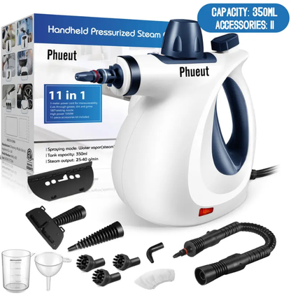 Phueut Handheld Steam Cleaner – High-Pressure Multi-Surface Steamer