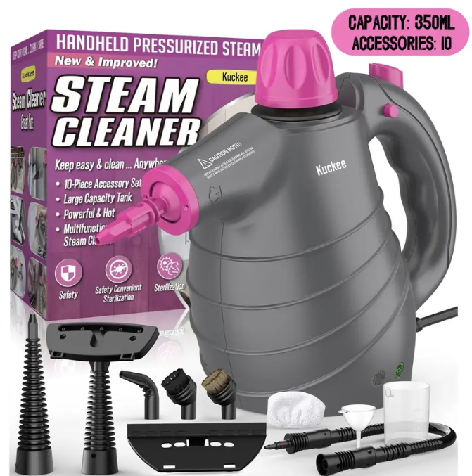 Phueut Handheld Steam Cleaner – High-Pressure Multi-Surface Steamer