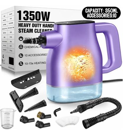 Phueut Handheld Steam Cleaner – High-Pressure Multi-Surface Steamer